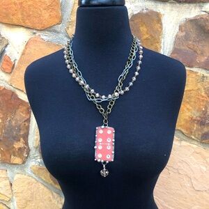 Art By Amy Domino Necklace